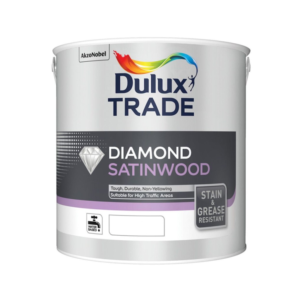 Dulux Trade Diamond Satinwood Pure Brilliant White 2.5l