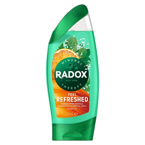 Radox Shower Gel Feel Refreshed 250ML Green