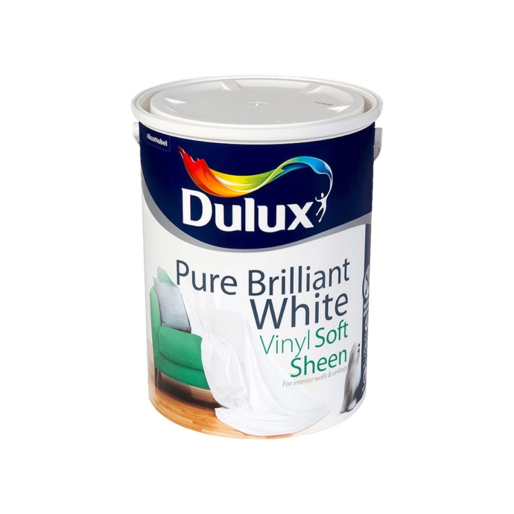 Dulux Soft Sheen Brilliant White 5l
